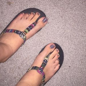 Boho studded sandals